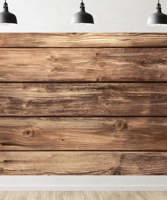7x5FT Wood Wall Backdrop Natural Brown Wooden Floor Backdrops Photo Props Baby Shower Birthday Wedding Party Retro Wood Wall Background